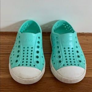 Native Jefferson Toddler Size 5 - Mint Green